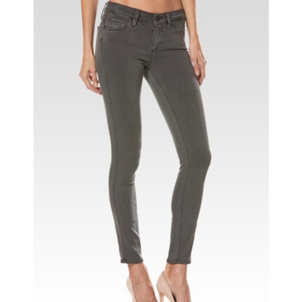 Paige Skinny Stretch Denim Grey Wash Jeans